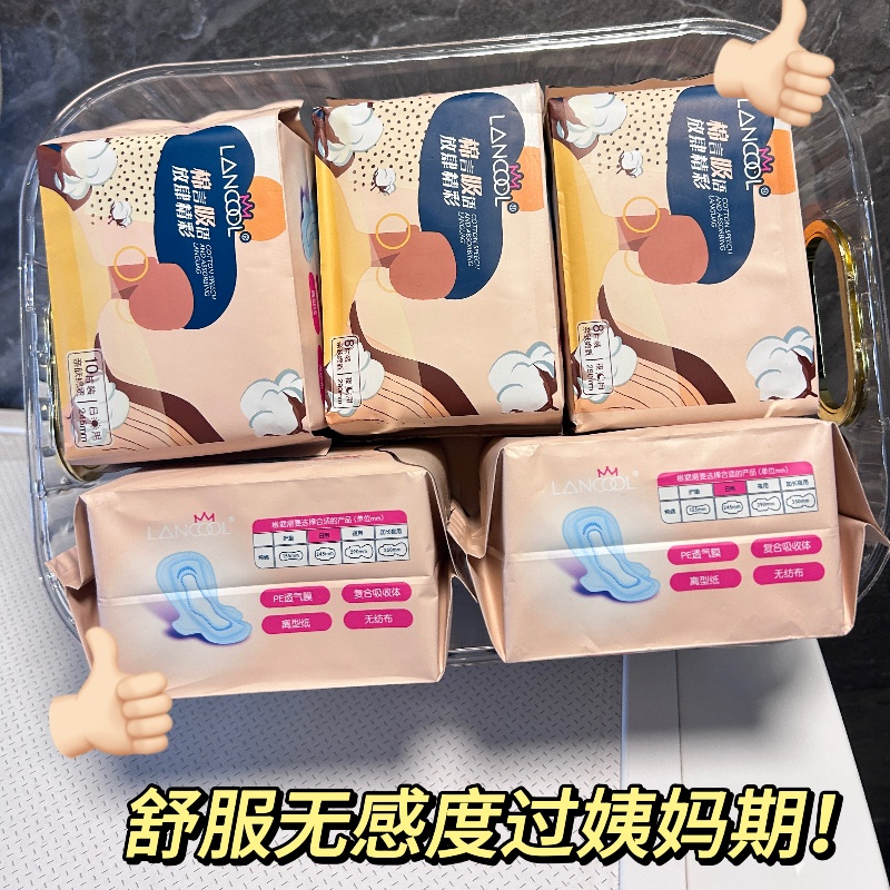 Nafei Large Size Lady Menstrual Panties Super Soft Disposable Panty Sanitary Napkin at Night（Sanitary Napkin OEM）