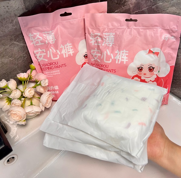 Na Xiao Rou An Xin Pants menstrual underwear sanitary napkins leak-proof thin breathable at night.