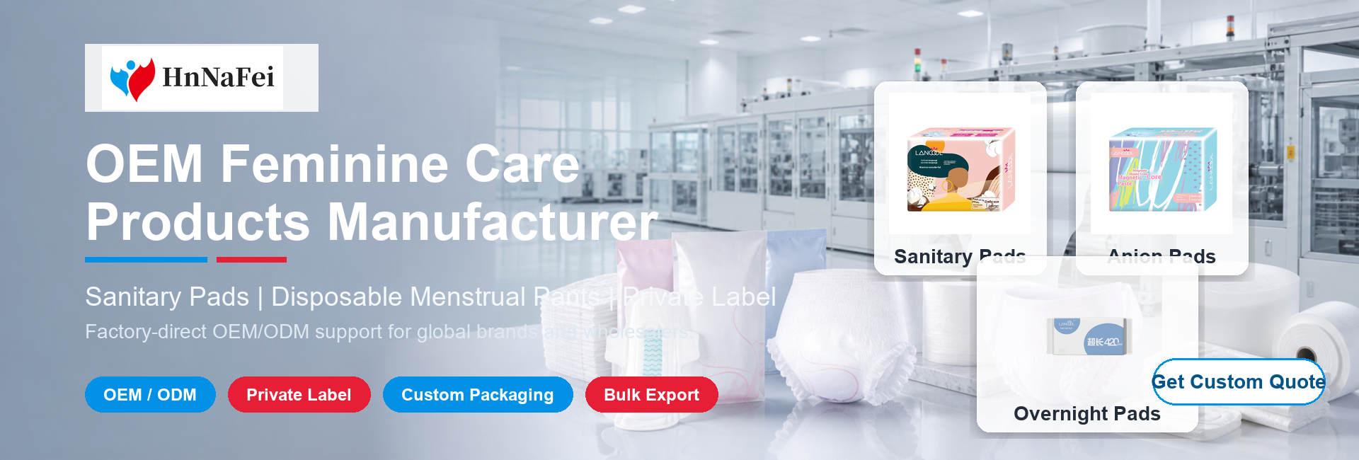 OEM Feminine Care Products Manufacturer