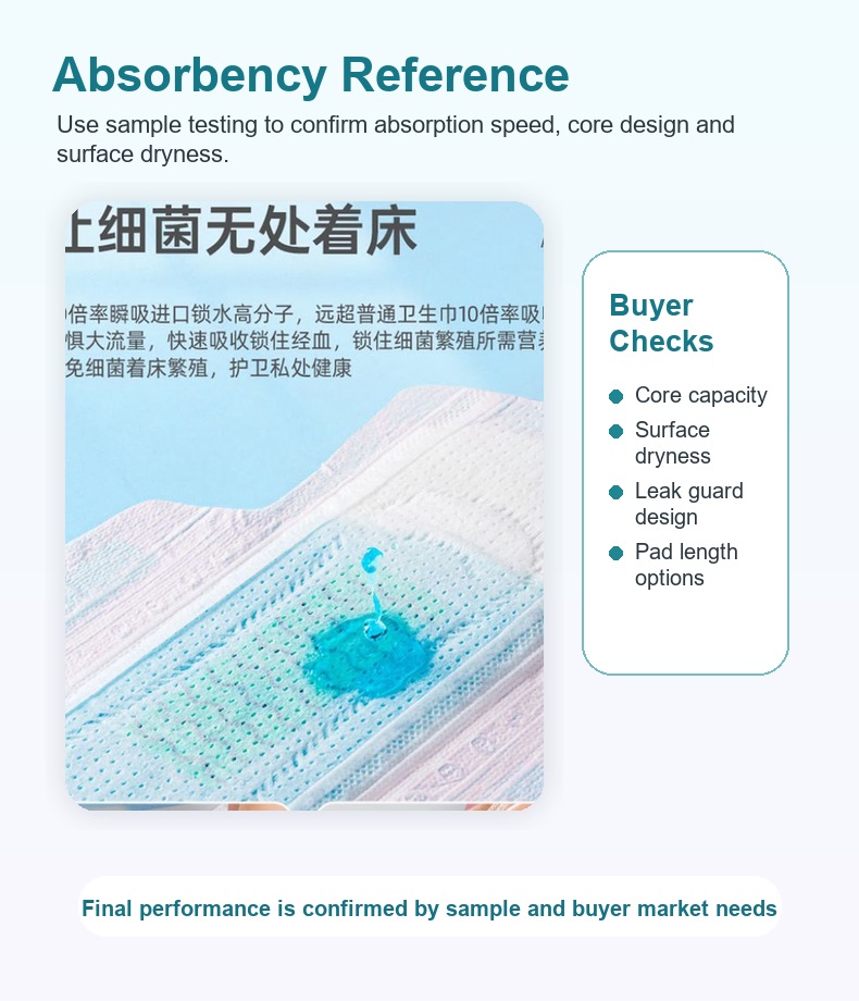 Absorbency reference for sample review