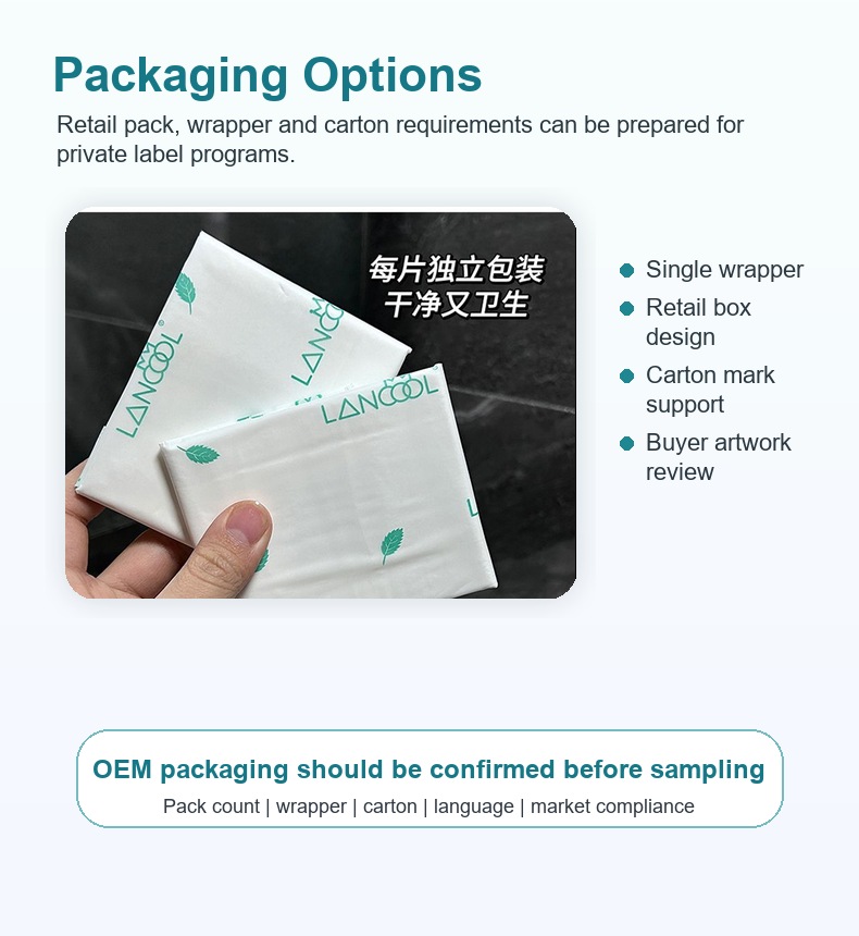 Private label packaging options