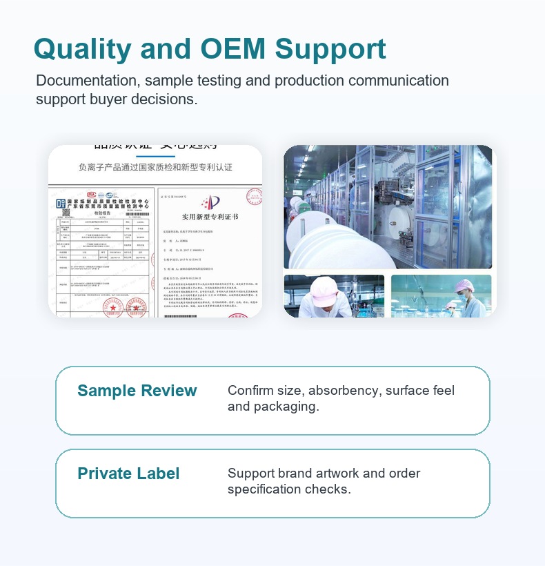 Quality and OEM support for sanitary pad buyers