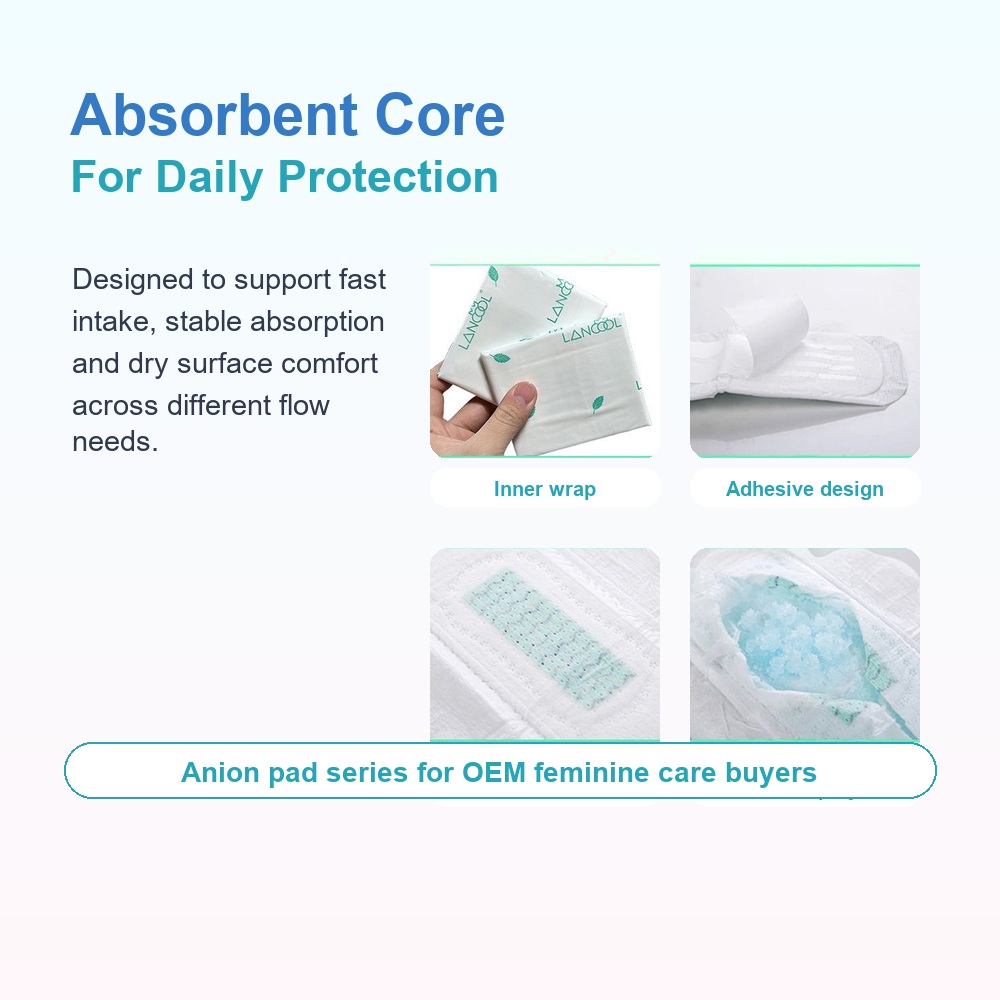 Anion Sanitary Pad Combination Pack for Private Label Orders