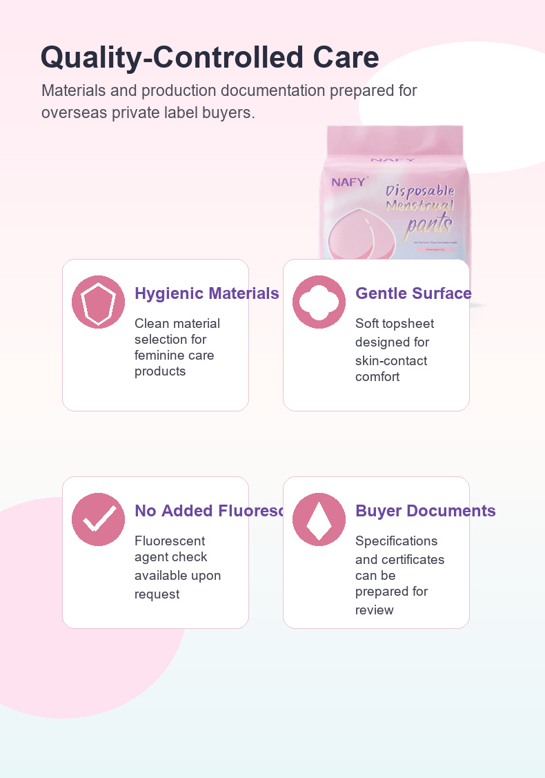 NAFY 10 pcs Ultra Thin Disposable Period Pants for Private Label Buyers NAFY 10 pcs Ultra Thin Disposable Period Pants for Private Label Buyers product photo