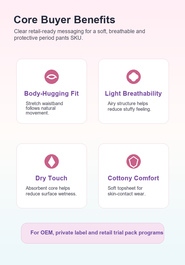 NAFY 10 pcs Ultra Thin Disposable Period Pants for Private Label Buyers NAFY 10 pcs Ultra Thin Disposable Period Pants for Private Label Buyers product photo