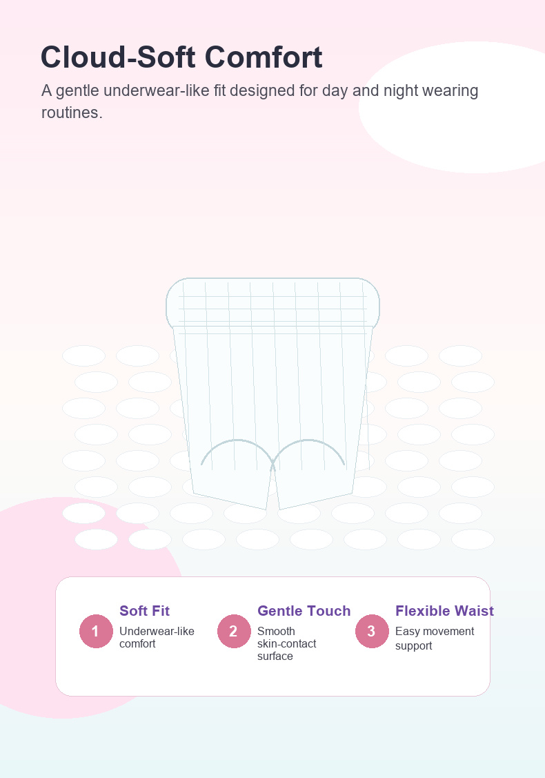 NAFY 10 pcs Ultra Thin Disposable Period Pants for Private Label Buyers NAFY 10 pcs Ultra Thin Disposable Period Pants for Private Label Buyers product photo