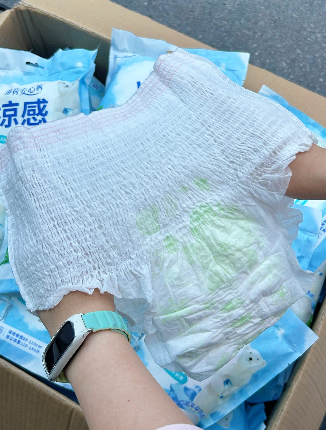 scenario led disposable period underwear product development with real product sample