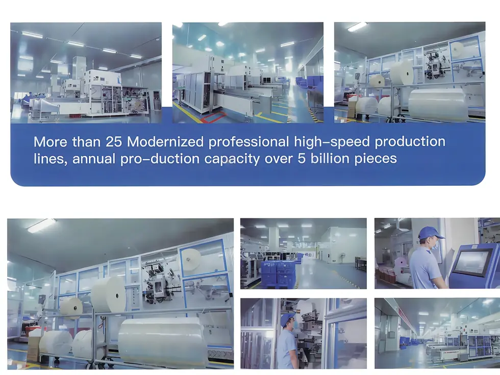 Nafei production workshop and high speed production line photos