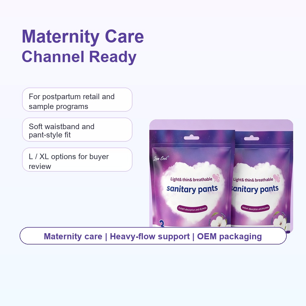 Maternity period underwear channel planning for OEM buyers