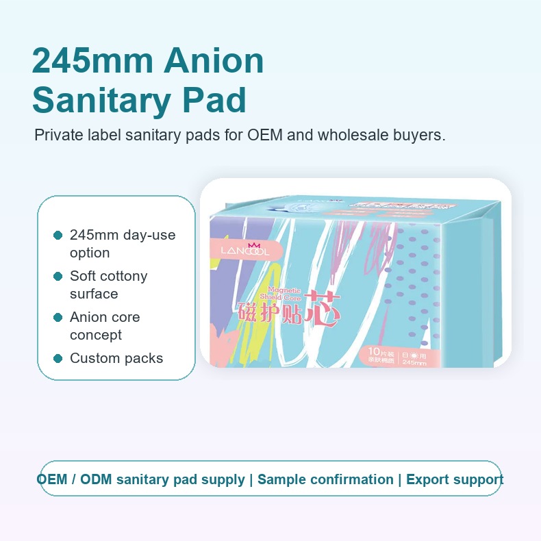 Sanitary napkin OEM packaging sample for private label price review