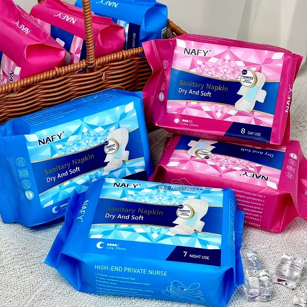 Biodegradable women pads private label OEM product image for material wording review