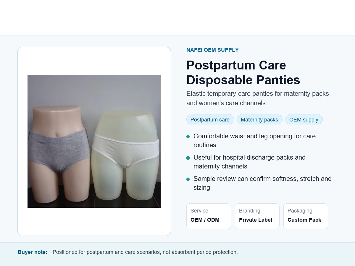 Postpartum Care Panties Postpartum Care Panties product photo
