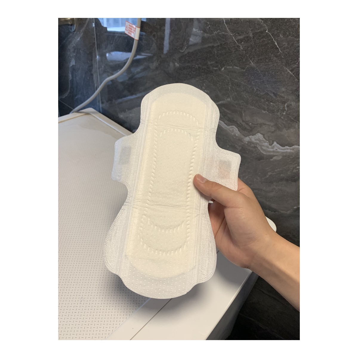 sanitary pad private label packaging sample for artwork handover