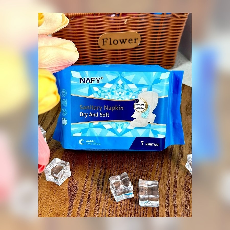 Sanitary pad sample photo used for private label buyer evidence record