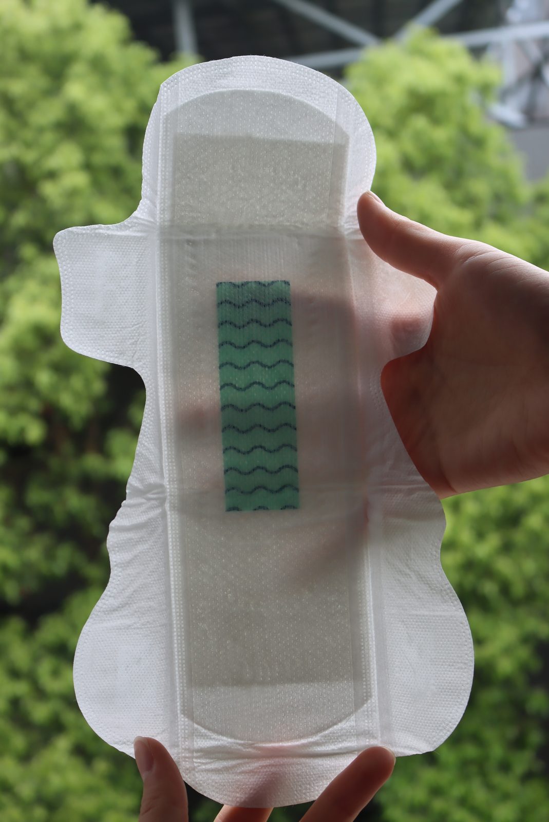 Anion sanitary pad OEM product detail shot