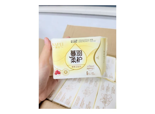 Actual NAFEI Manyu Soft Care Pads & Pantyliners packaging